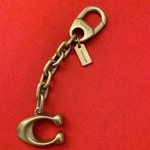 Coach letter ‘C’ keychain